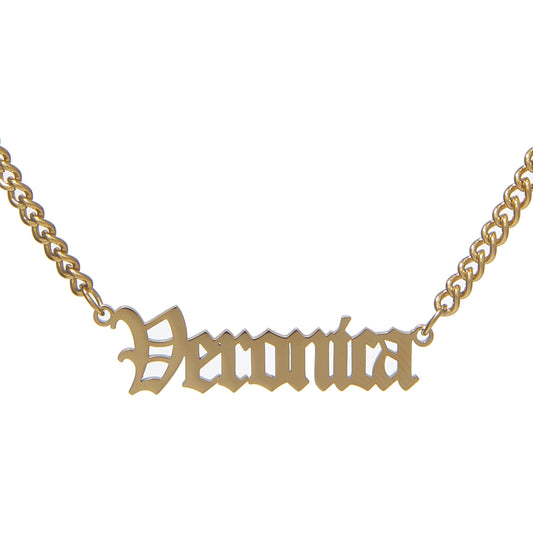Curb Chain Nameplate