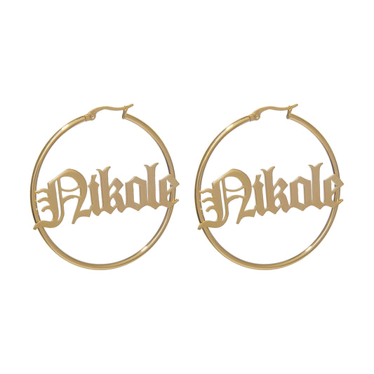 Custom Hoop Earrings