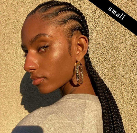 Gold Twist Hoops