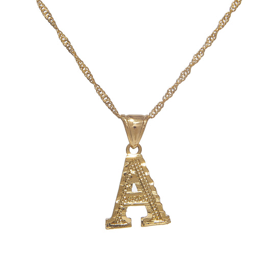 Block Letter Necklace