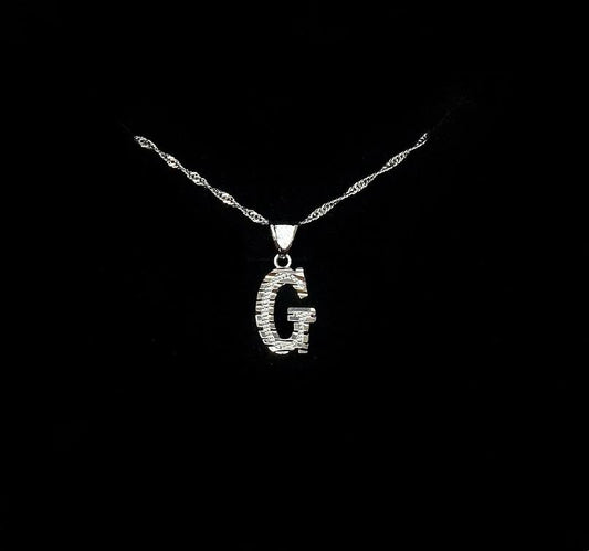 Block Letter Necklace