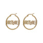 Custom Hoop Earrings