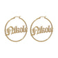 Custom Hoop Earrings
