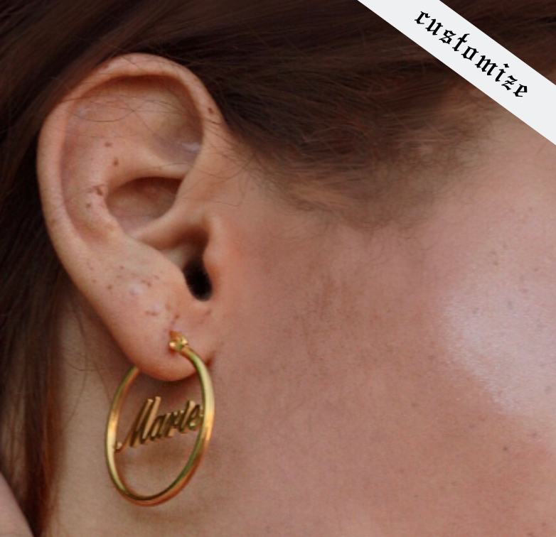 Custom Hoop Earrings