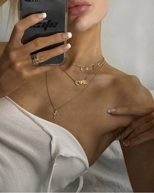 Love Forever Initial Necklace