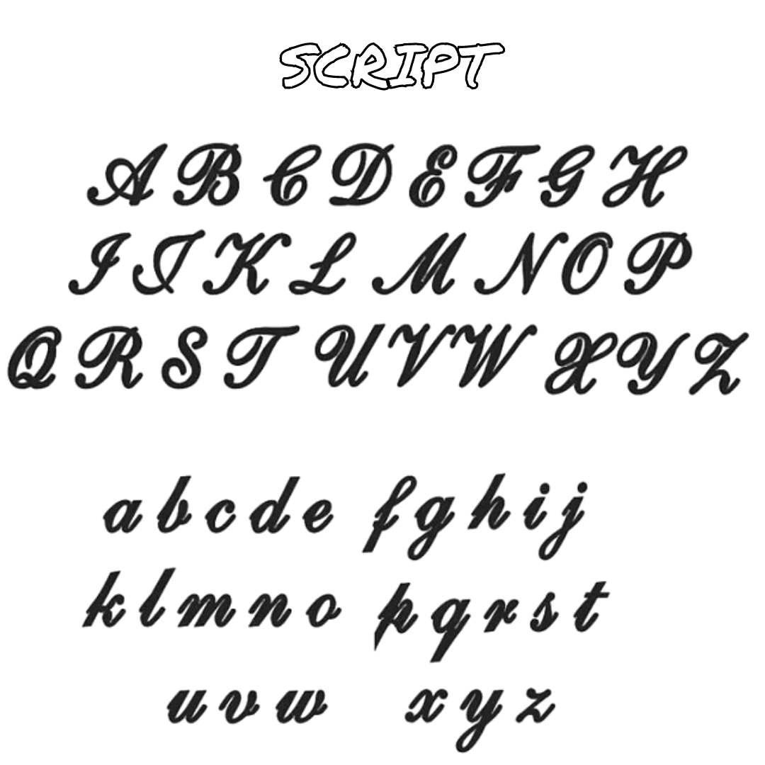 Script Nameplate Necklace