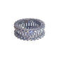 Stacked Iced Ring