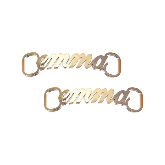 Custom Shoe Nameplates