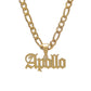 Figaro Chain Hanging Nameplate