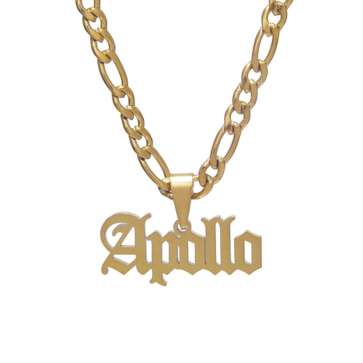 Figaro Chain Hanging Nameplate